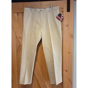 New! Mens 40x32 Tan Stone Khakis 100% Cotton The Holmes Store All American USA